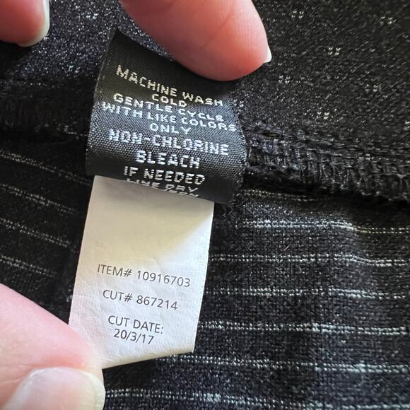 Torrid Ponte Pants 3X Plus Black Spotted Pull On Crop Versatile High Rise Casual - Picture 6 of 7